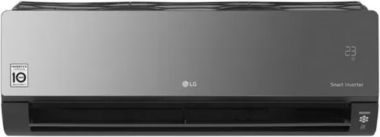 lg airco zwart binnenunit airconditioning